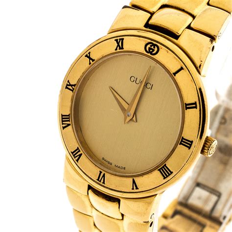 gold gucci watch macys|Gucci watch clearance.